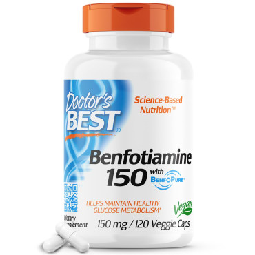 Doctor's Best Benfotiamine 150 Fat-Soluble Vitamin B1 - B000NRVWZC