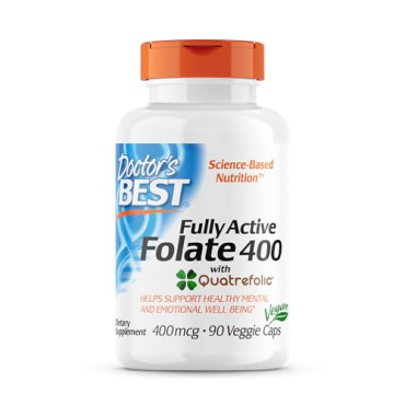 Doctor's Best Fully Active Folate 400 with Quatrefolic - B005CD33GI