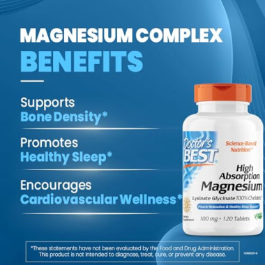 Doctor's Best High Absorption Magnesium - B00151G8L8