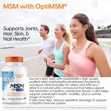 Doctor's Best MSM with OptiMSM 120 Caps - B000NRXNRC