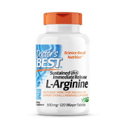 Doctor's Best Sustained Plus Immediate Release L-Arginine - B001UY2918