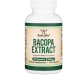 Double Wood Supplements Bacopa (Made in USA) Non-GMO, Gluten Free
