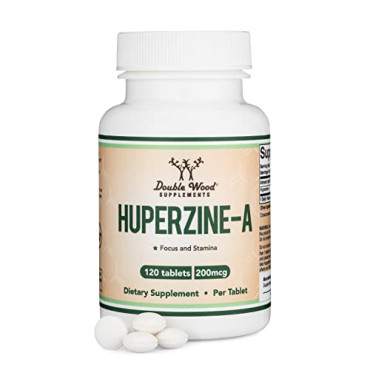 Double Wood Supplements Huperzine A Support Memory and Focus - B0767MS2KF