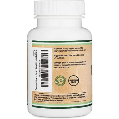 Double Wood Supplements Huperzine A Support Memory and Focus - B0767MS2KF