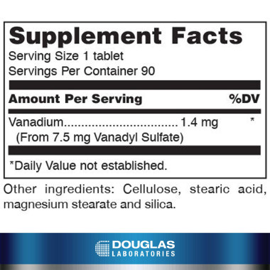 Douglas Laboratories Vanadium Sulfate - B005H3GXDS
