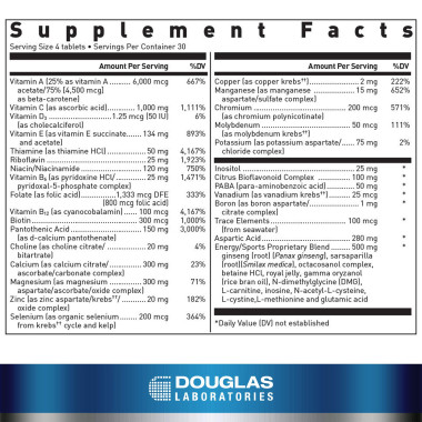 Douglas Laboratories Energy Multivitamin MineraI Formulas - B00153I20Q