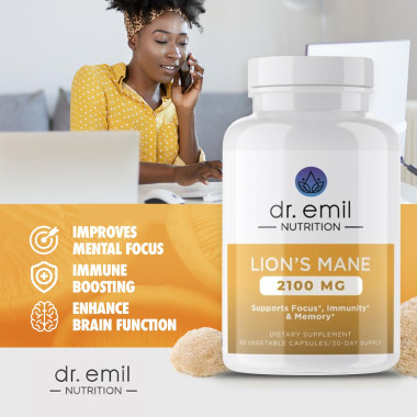 Dr Emil Nutrition Lions Mane Smart Shrooms - B07Q5DZJTK