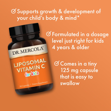 Dr. Mercola Liposomal Vitamin C for Kids - B07HGKRR58