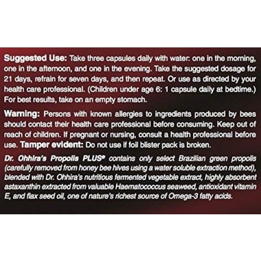 Dr. Ohhira's Propolis Plus - B003D2BAYM