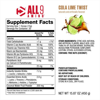 Dymatize Nutrition All 9 Amino - B07CKKQXVR