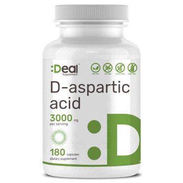 Deal Supplement DAA D-Aspartic Acid - B07HXRHGT3