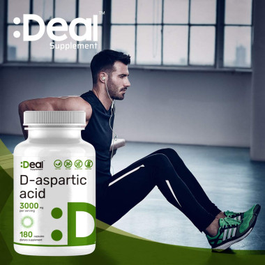 Deal Supplement DAA D-Aspartic Acid - B07HXRHGT3