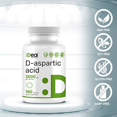 Deal Supplement DAA D-Aspartic Acid - B07HXRHGT3