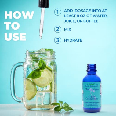 Eidon Mineral Supplements Ionic Minerals Electrolytes Liquid Concentrate - B00AP7074W