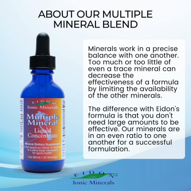 Eidon Mineral Supplements Ionic Minerals Multiple Mineral Liquid Concentrate - B001MXEYSS
