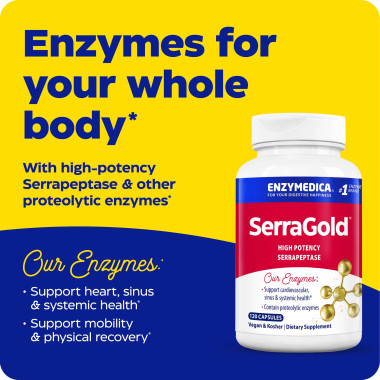 Enzymedica SerraGold High Potency Serrapeptase - B00HLXQ6ZC