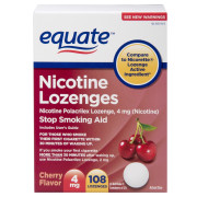 Equate Nicotine Lozenge 4 mg Stop Smoking Aid - B002U7GRBM