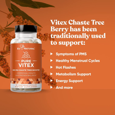 Eu Natural Chaste Berry (Vitex) Regulate Your Cycle - B07BJM6V6N