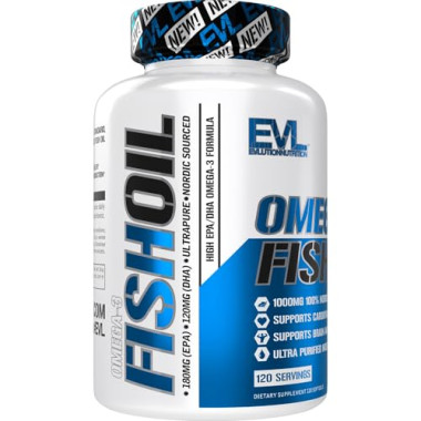 EVLution Nutrition Omega-3 Fish Oil Triple Strength - B073R1KL8V