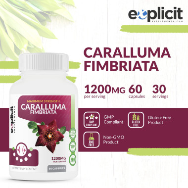 eXplicit Supplements Pure Caralluma Fimbriata - B07DVJT5HV