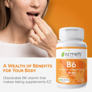 EZ Melts B6 Pyridoxine Immune Support - B00VXDDU5A