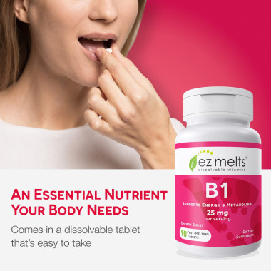 Ez Melts Vitamin B1 (Thiamin) Immune Support - B00VVLAPKM