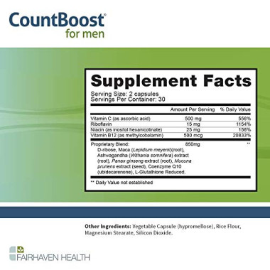 Fairhaven Health CountBoost for Men - B00455TU7U