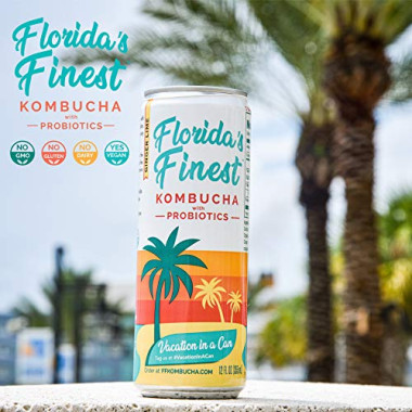 Florida's Finest Kombucha Kombucha Probiotics - B07QZY16M7