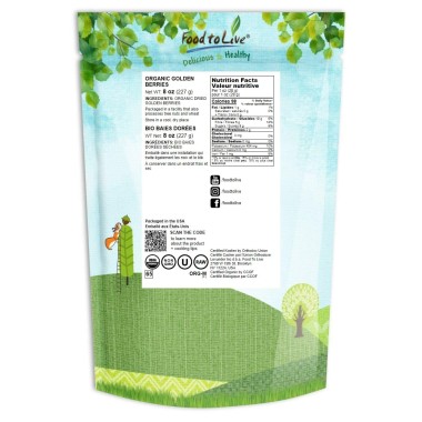 Food to Live Golden Berries Organic Non-GMO - B06Y181WKZ