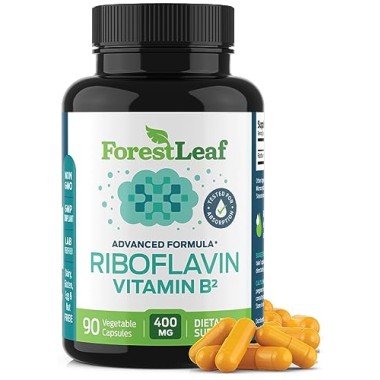 Forest Leaf Vitamin B2 Riboflavin Promotes Healthy Nervous System - B07NF6B6Y1