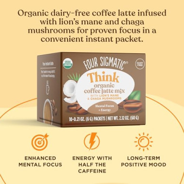 Four Sigmatic Mushrooms Coffee Latte Mix - B07RQVS7LZ