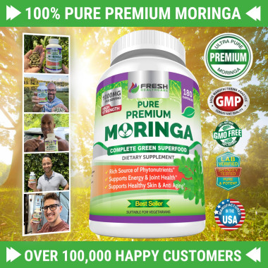 Fresh Healthcare Moringa Supports Healthy Skin & Anti Aging - B017BJWH9O