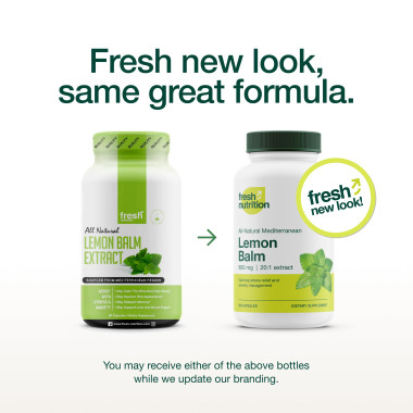 Fresh Nutrition Lemon Balm All Natural - B079NDBYGP