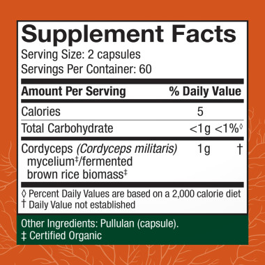 Fungi Perfecti Cordyceps Energy Support - B00H4I5N6M