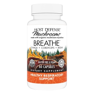 Fungi Perfecti Mushrooms Breathe Healthy Respiratory Support - B00PKXRSWK