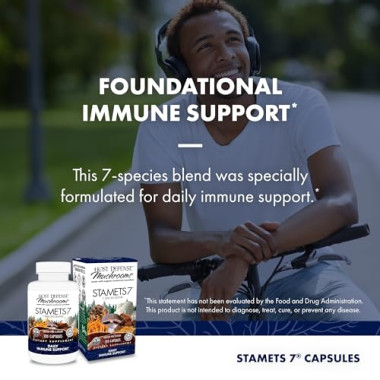 Fungi Perfecti Stamets 7 Daily Immune Support - B00QFOEX94