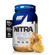 GAT Nitra Whey Testosterone Support Shake-Peanut Butter Cookie - B07QPDY2L1