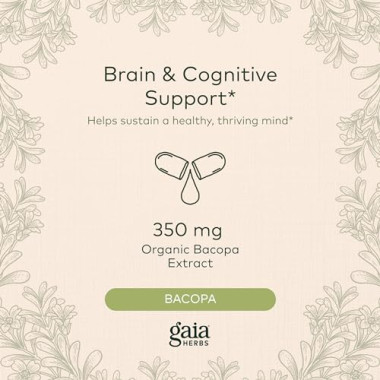 Gaia Herbs Bacopa Brain and Cognitive Support - B07PD84Q5J