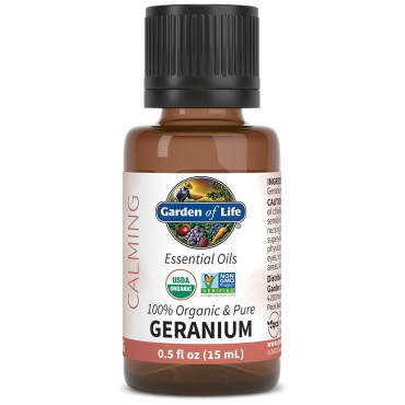 Garden of Life 100% Organic & Pure Essential Oils Calming Geranium - B07D4RPKRV
