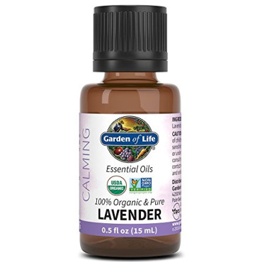 Garden of Life 100% Organic & Pure Essential Oils Calming Lavender - B07D4TWZYP