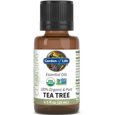 Garden of Life 100% Organic & Pure Essential Oils Cleansing Tea Tree - B07D4R59KP