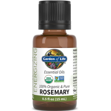 Garden of Life 100% Organic & Pure Essential Oils Energizing Rosemary - B07D4QTLS3