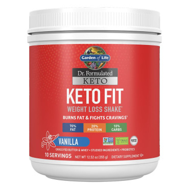 Garden of Life Dr. Formulated Keto Fit Weight Loss Shake - B07K4VMN17