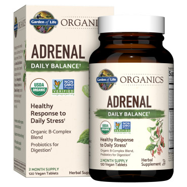 Garden of Life MyKind Organics Adrenal Daily Balance - B07G7JXQNV