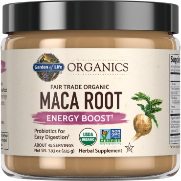 Garden of Life MyKind Organics Fair Trade Organic Maca Root Energy Boost - B07G7NZ7SW