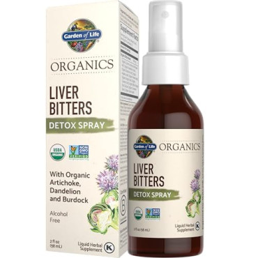 Garden of Life MyKind Organics Liver Bitters Detox Spray - B07G7KLKN6