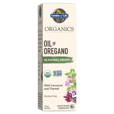 Garden of Life MyKind Organics Oil of Oregano Seasonal Drops - B07G7MRZT6