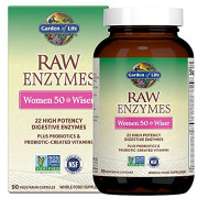 Garden of Life RAW Enzymes Women 50 & Wiser - B004H2SXYW