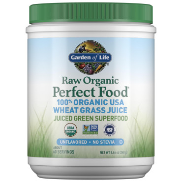 Garden of Life Raw Organic Perfect Food 100% Organic Wheat Grass Juice - B00F64BMCU