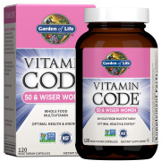 Garden of Life Vitamin Code 50 & Wiser Women Raw Whole Food Multivitamin - B00280M148